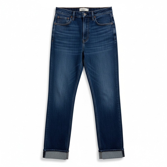 Abercrombie & Fitch Denim - Abercrombie & Fitch 90s Straight Ultra High Rise Jeans Size 25 Curve Love